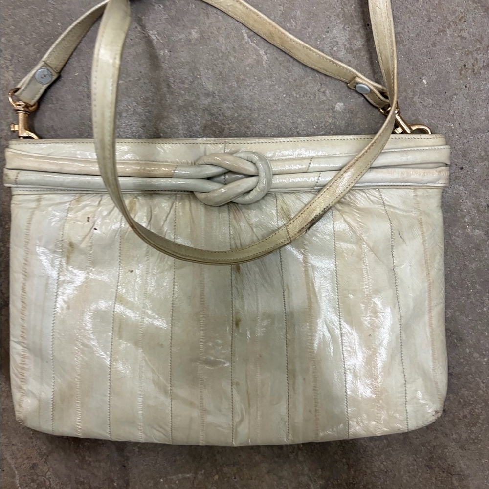 Vintage‎ eel skin crossbody bag
